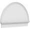 Ekena Millwork Half Round Smooth Architectural Grade PVC Combination Pediment, 42"W x 27-3/4"H x 2-3/4"P PEDPC042X280HRO00 - alternate 1